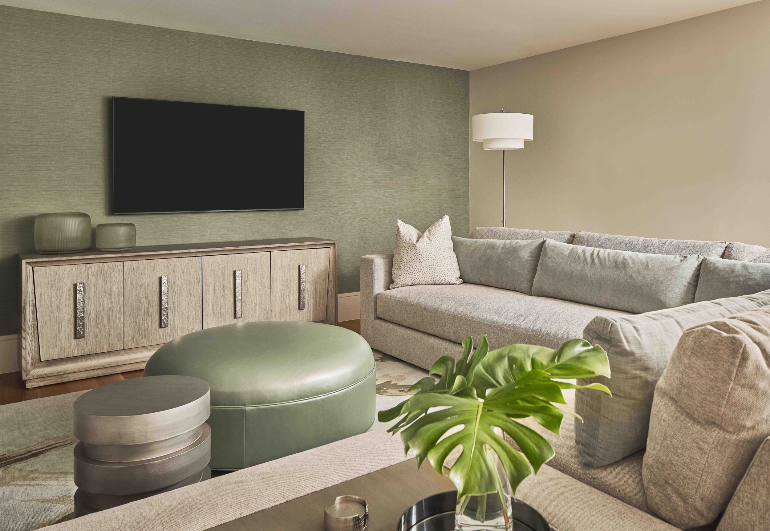 Sage Green Wall