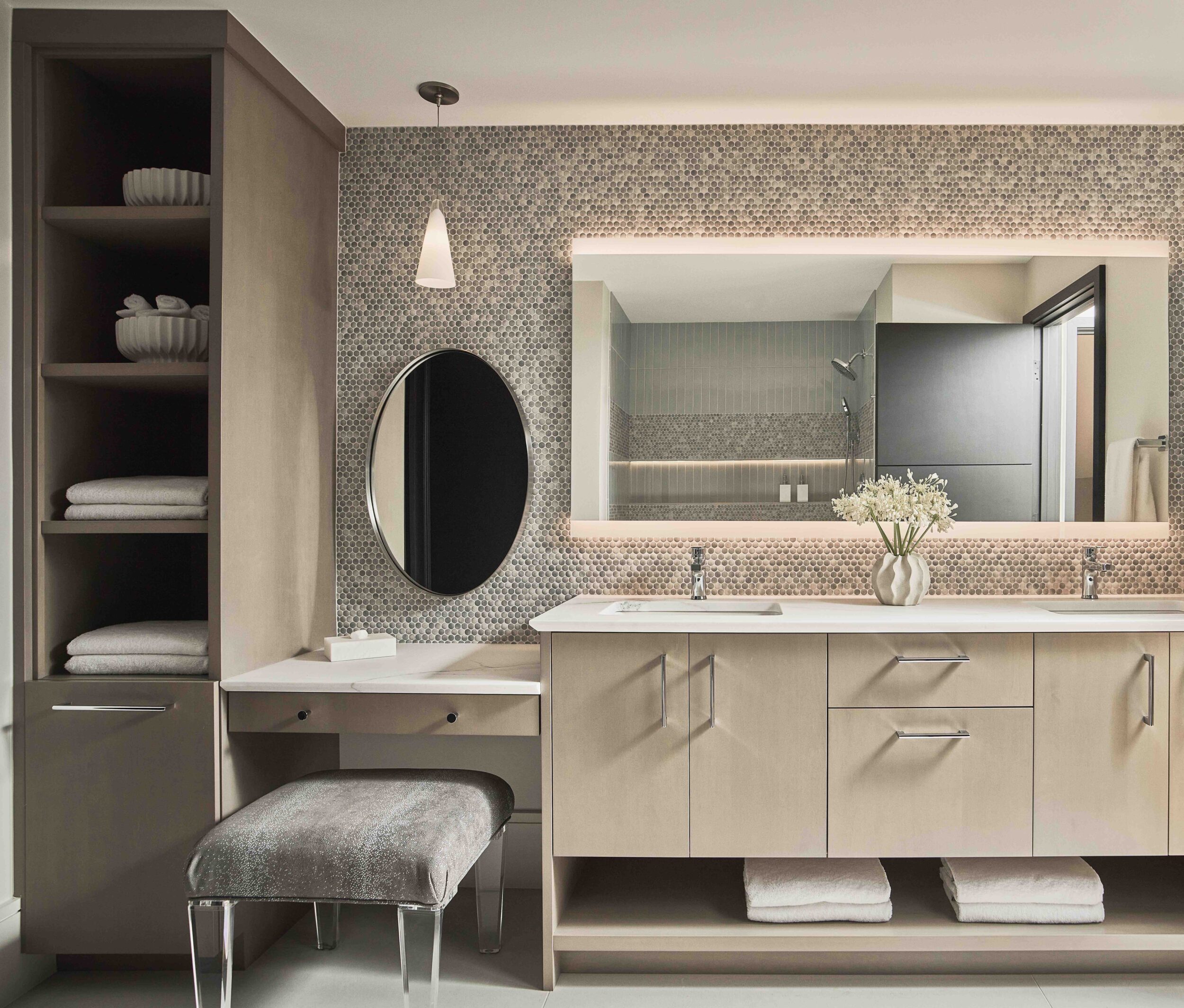Tile Wall Vanity