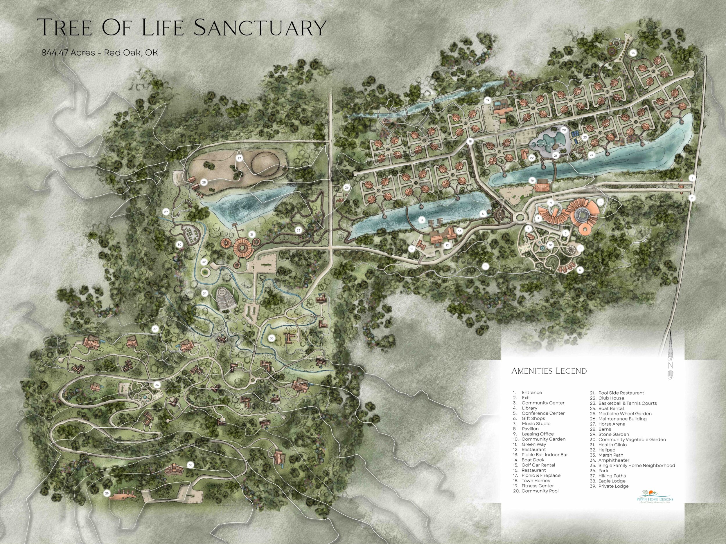 Tree Of Life Development Master Plan Legend