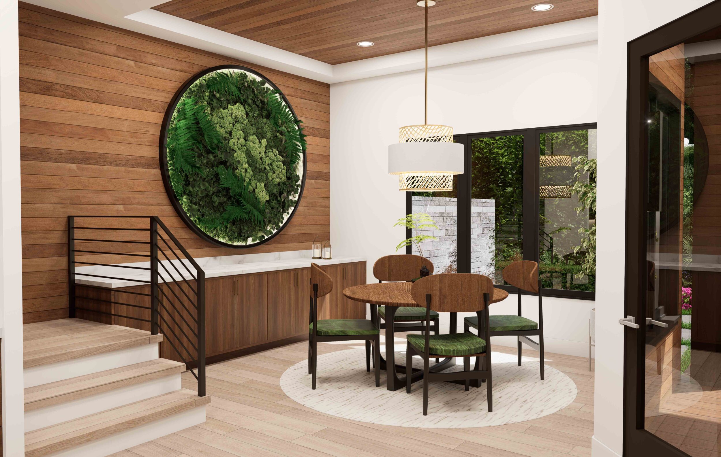 Biophilic Dining Area