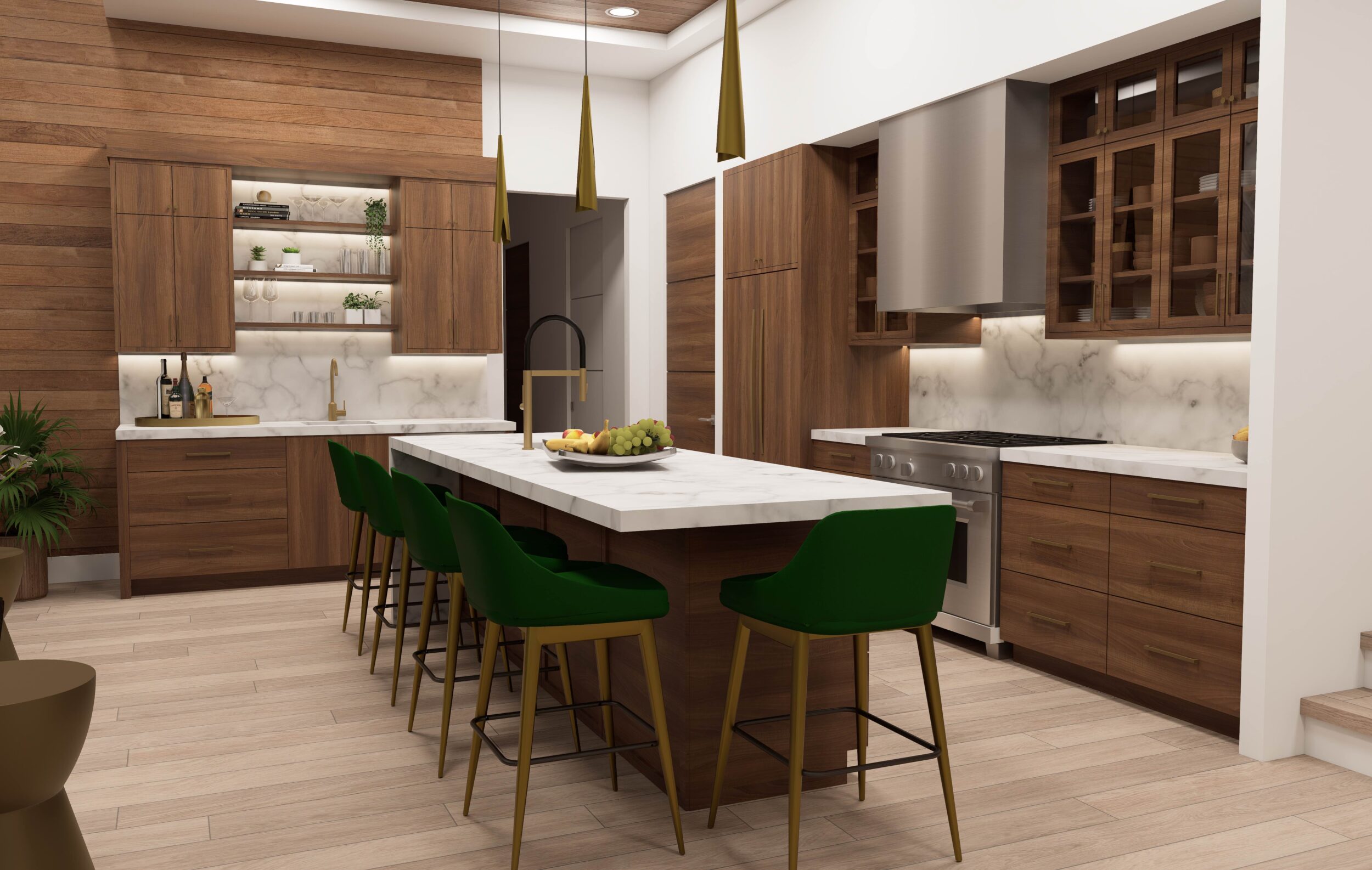 Luxury Townhouse Kitchen Island
