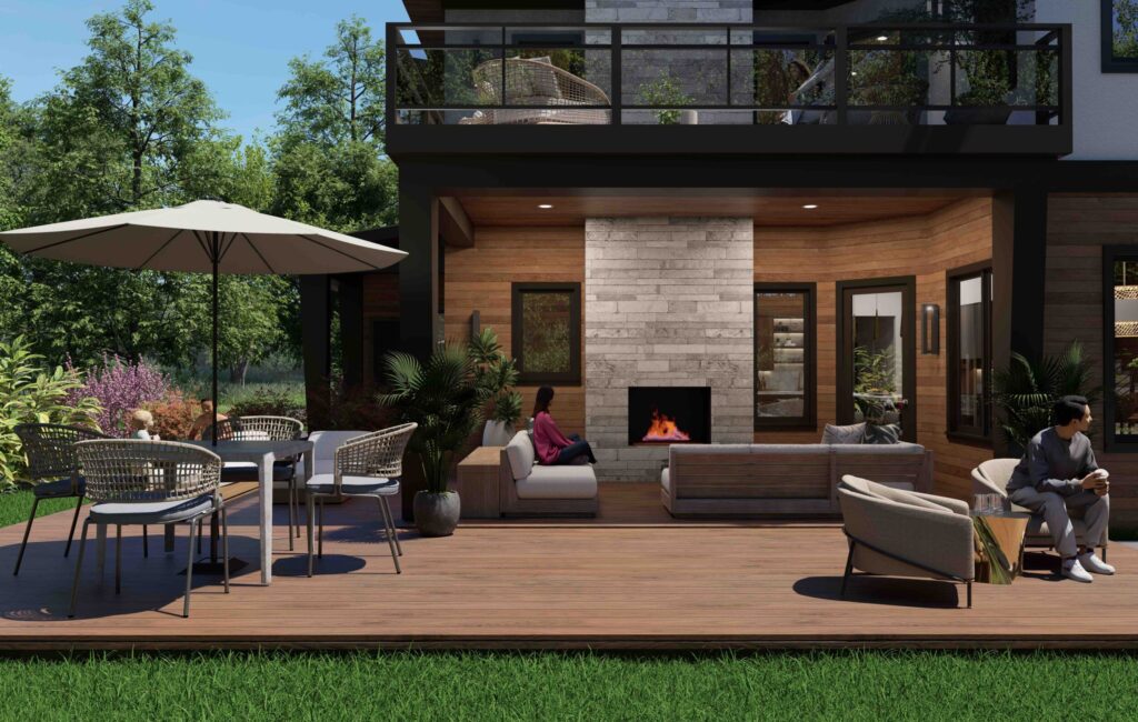 Outdoor Fireplace