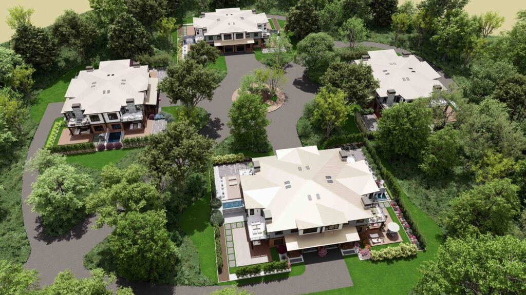 Wellness Community Aerial View