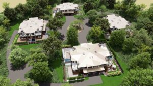 Wellness Community Aerial View