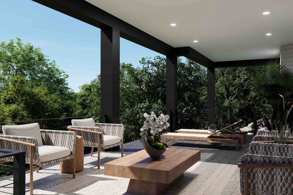 Covered Porch Mountain View