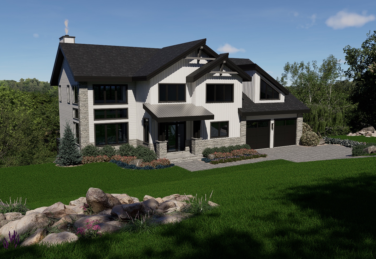 Modern Mountain Lodge