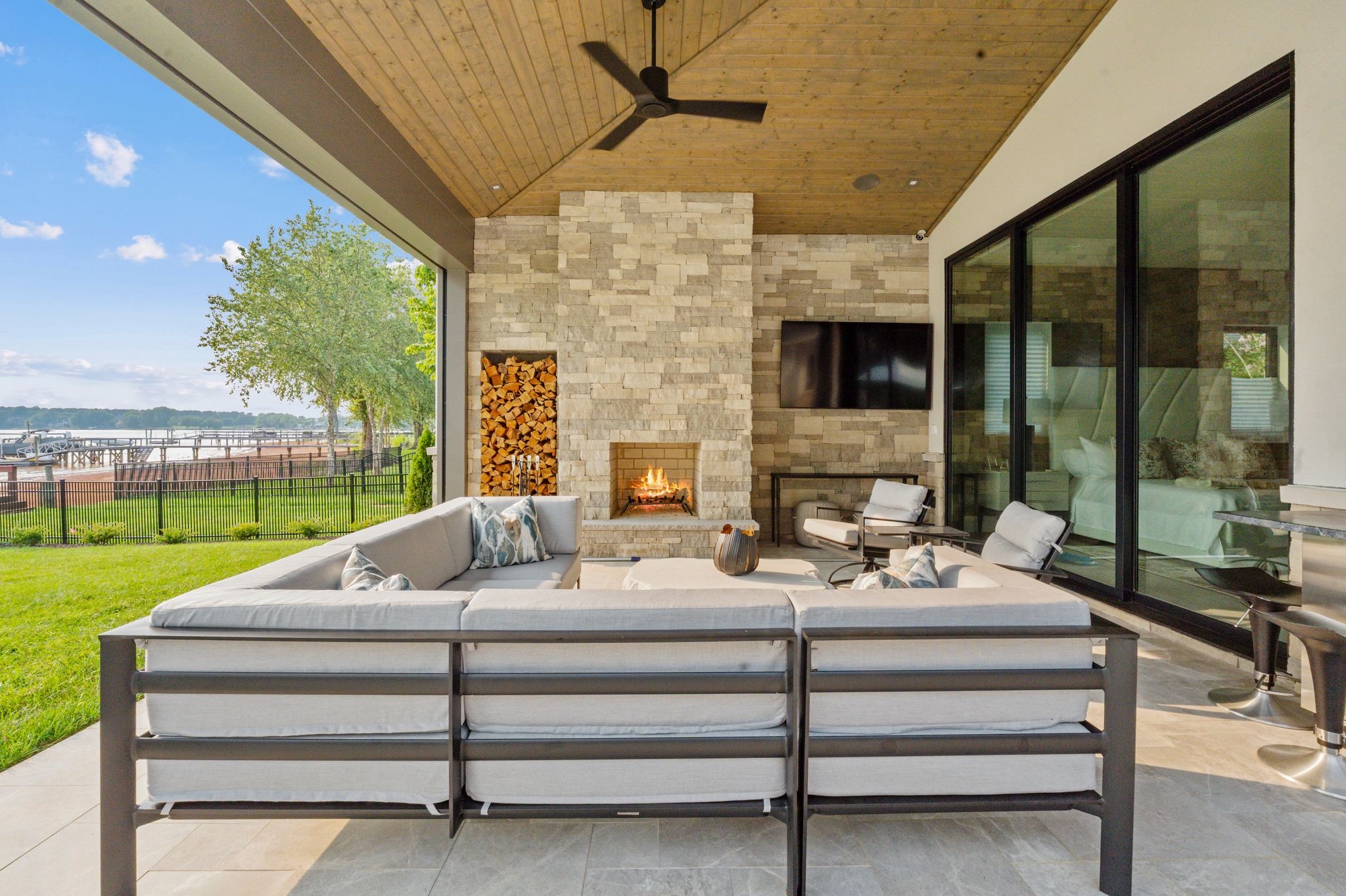 Outdoor Fireplace