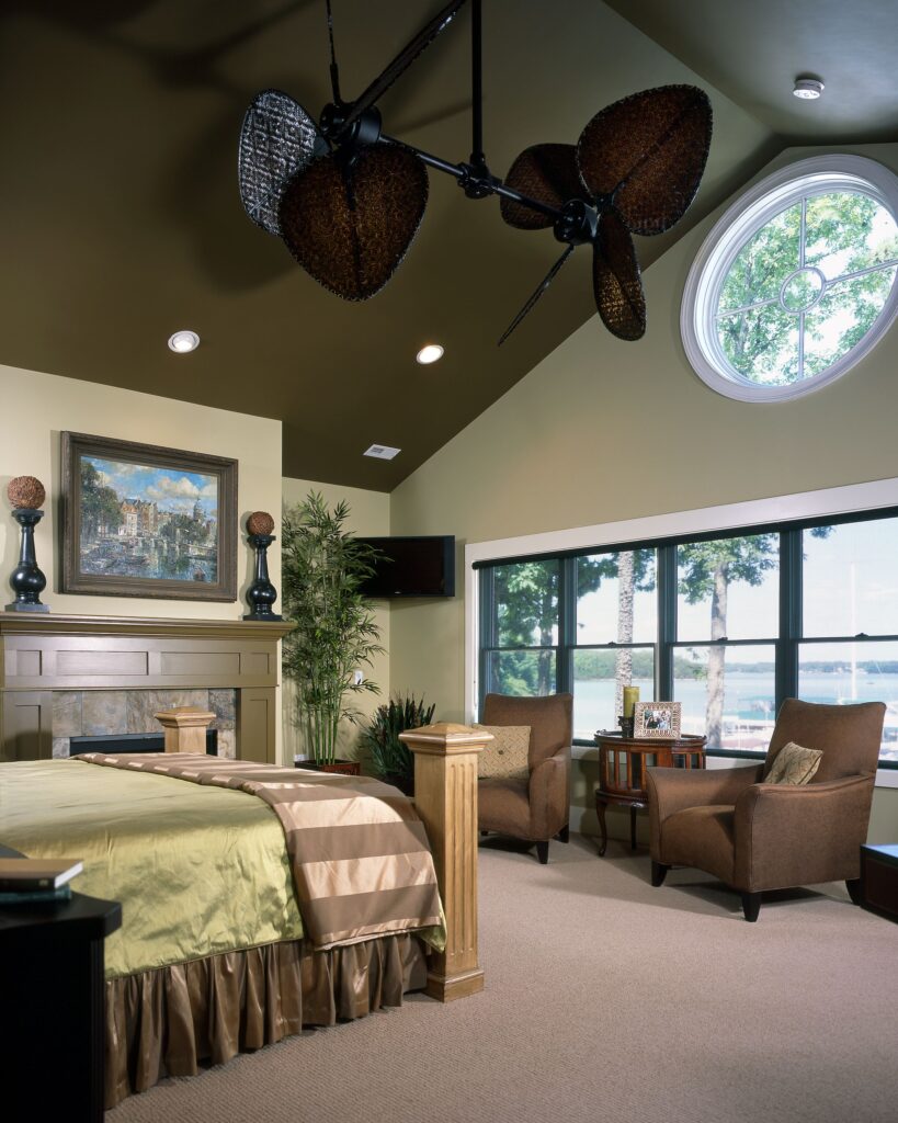 Primary Bedroom Vaulted Ceilings