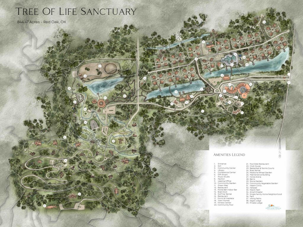 Tree Of Life Development Master Plan Legend