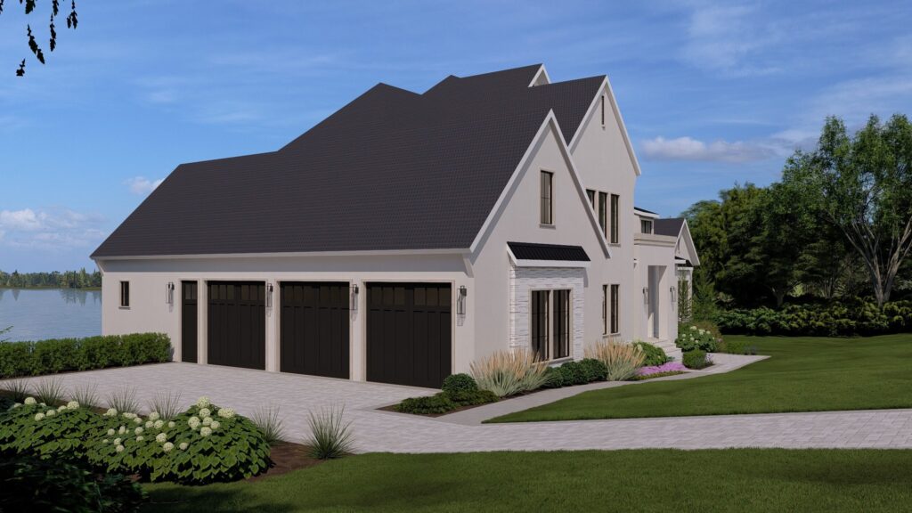 Three Car Garage