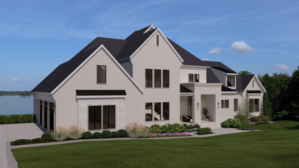 White Stone And Stucco