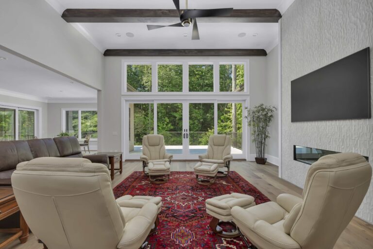 Great Room Wooden Beams
