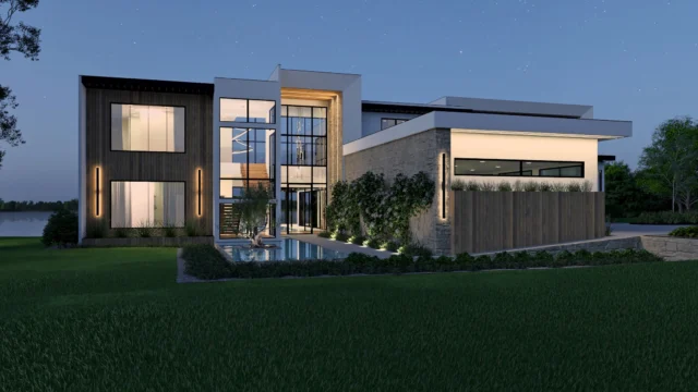 Happy Monday! Here's a glimpse at one of our latest designs for a custom home on Lake Norman. Construction is starting soon, and we can’t wait to see it come to life!✨